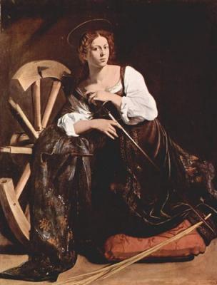 Santa Catalina de Alejandr&iacute;a- Caravaggio, 1598