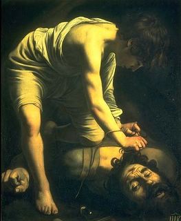 David y Goliat, Caravaggio (1608)